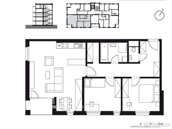 Pronájem bytu 3+kk, 85 m2 - Kolín Zásmucká - Za Jízdárnou - 7