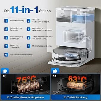 Robotický vysavač ECOVACS s funkcí mopu - 7