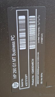 Stolní počítač HP 290 G1 MT Business PC - 7