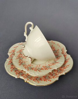 Úžasná čajová sada August Schweig Weisswasser (1932-1939) - 7