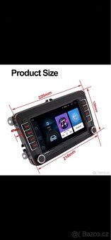 2 din autorádio pro koncernové vozy Carplay - 7