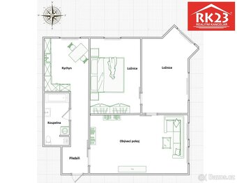 Prodej byty 2+1, Mariánské Lázně, ul. Ruská, ev.č. 01839 - 7