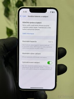 iPhone 13 mini 128GB bílý - 100% baterie - 7