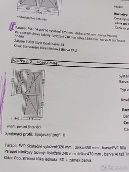 Plastové dveře s oknem - 7