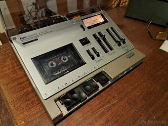 Kazetový magnetofon Aiwa AD-1250 krásný design, plně funkční - 7