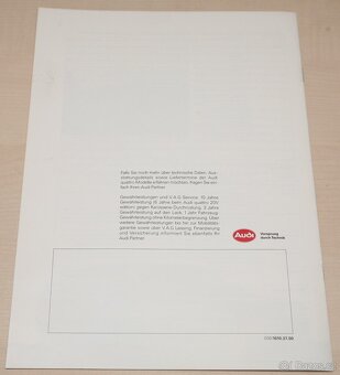 Prospekty AUDI Quattro (1985/1985/2005) - 7
