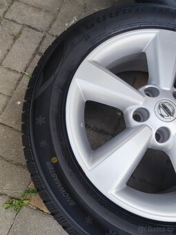 ALU 5x114.3 r17 NISSAN + ZÁNOVNÍ PNEU - 7