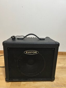 Elektrická baskytara Ibanez + kombo Kustom - 7