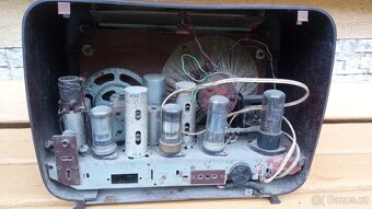 Bakelitové radioTesla 504 U ll. Elektronky jako Talisman. - 7