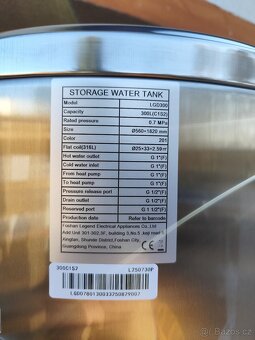 Nerezové bojlery 100l 200l 300l - 7