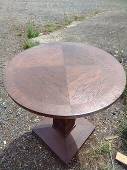 Art Deco stolek ve stylu Jindřicha Halabaly - 7