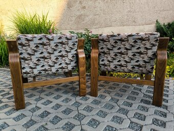 Retro křesla Ludvík Volák - Dřevopodnik Holešov - 7