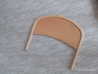 Dětská jídelní židlička Kinderkraft enock wooden buk - 7