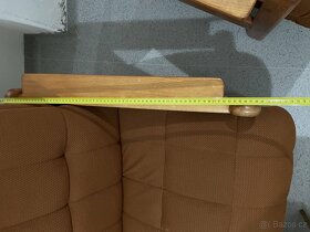 Retro sedací souprava a křesla+stůl - 7