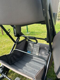 MOON Kočárek PIÚ EXTRA black chrome Anthrazit - 7