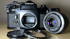 Kinofilmová zrcadlovka Canon F-1 + Canon FD 50mm f1.8 - 7