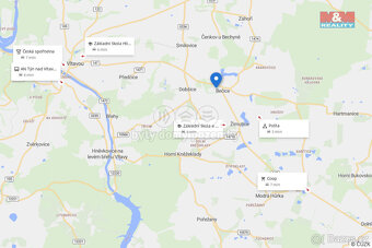 Prodej pozemku k bydlení, 1300 m², Bečice - 7
