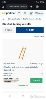 Dřevěný žebřík - 7