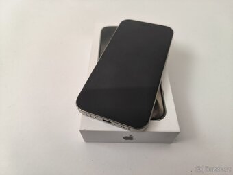 apple iphone 15 PRO 256gb Natural Titanium / Batéria 91% - 7