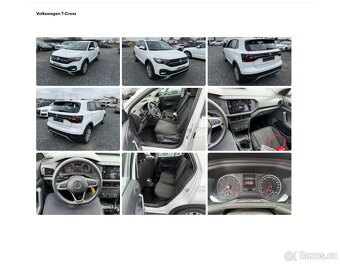 Volkswagen T-Cross 95 PS PDC Klima PDC Tažné APP 9/19 - 7
