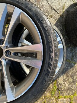 ZIMNÍ PNEU 225/45 R18 rf + ORIGINÁL DISKY BMW F30 - 7