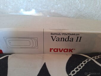 Nová obdelníková vana Ravak Vanda II 170x70 - 7