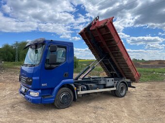Daf lf 45.220 12tun, hákový nosič kontejneru + kontejner - 7