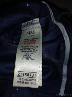 Společenské kalhoty chlapecké vel. 10-11 let Marks&spencer - 7