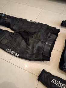 Rebelhorn-Pánská kožená moto kombinéza, dvoudílná - 7
