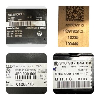 Benzínové topení WEBASTO 1K0815005LC Škoda Octavia 2 FL 2011 - 7