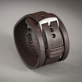 Kožený široký řemínek č.15 k hodinkám - 7