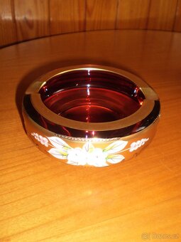 novoborské sklo - bohatě zdobené - 3 kusy ++NOV++ - 7