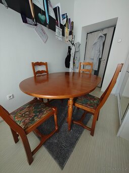 Rozkládací stůl, 4 x  židle - 7