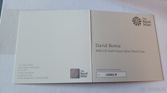 David Bowie hudební legendy 1/2 Oz stříbro - 7