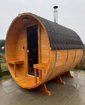Sauna Marivox, venkovní finská sauna, zahradní sauna - 7