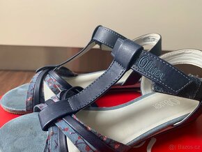 Modré sandály S.Oliver, velikost 37 - 7