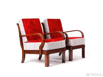 Párová křesla ve stylu ArtDeco, 2 ks. - 7