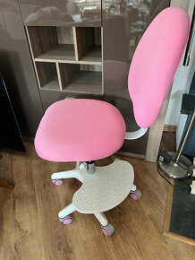 Kolečková židle růžová - TOP - 7
