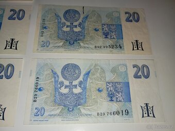 BANKOVKY 20 KČ 1994, OBĚ VYDANÉ SÉRIE - 7