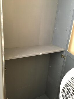 4x knihovna IKEA BILLY s prosklenými dvířky OXBERG v šedé ba - 7