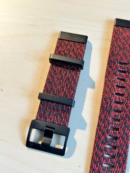 Garmin Quickfit 22mm červený nylonový - 7