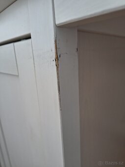 Bílý psací stůl IKEA Hemnes 155x65 cm - 7