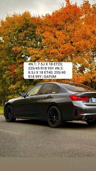 BMW G20 Alu kola dvourozměr zimní i letní pneu - 7