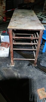 Pracovní stůl do dílny /ponk /kovový stůl - 7