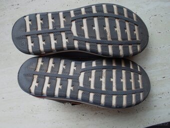 Modré boty polobotky kožené - 35 nové - 7