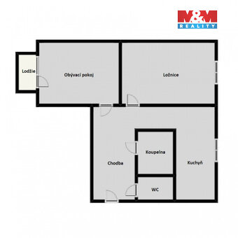Prodej bytu 2+1, 60 m², Rovná - 7