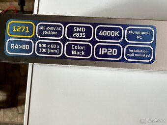 2x LED svítidlo nástěnné svítidlo vnitřní 90cm - 7