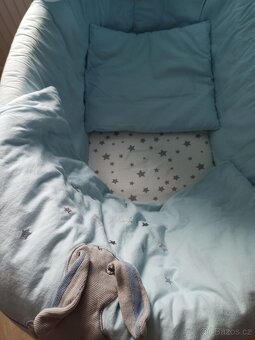 Proutěný koš pro miminko s vybavením - 7