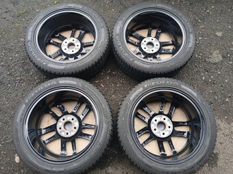 Prodám sadu ALU kol Rial 215/50R17 zimní - 7