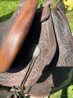 Westernové sedlo americké , nutná oprava - 7